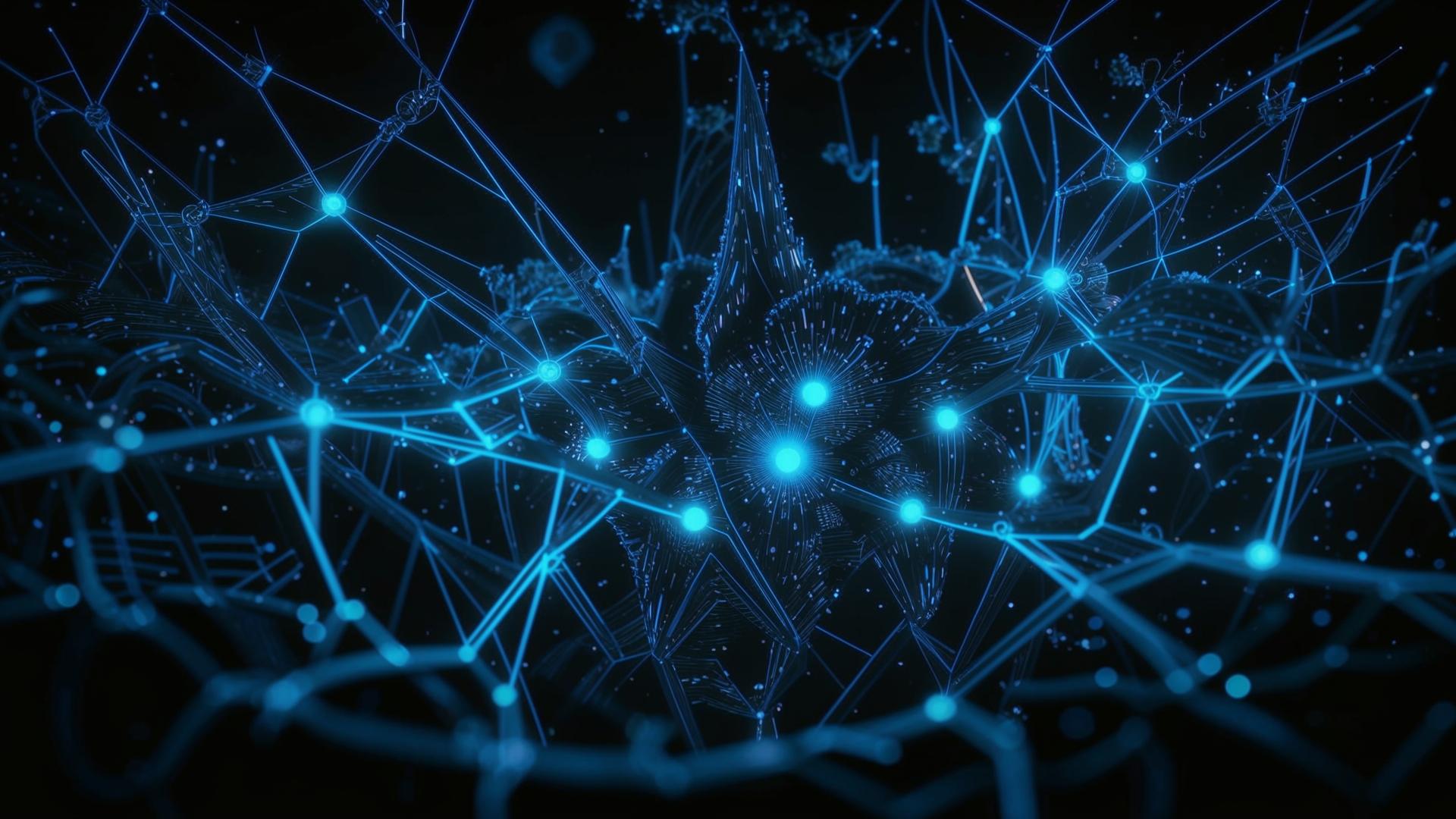 Animated Neural Arc background