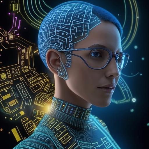 Lead AI architect portrait with neural overlay